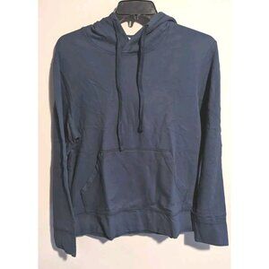American Giant Cotton Blue Essential Pullover Hoodie Mens M USA Made